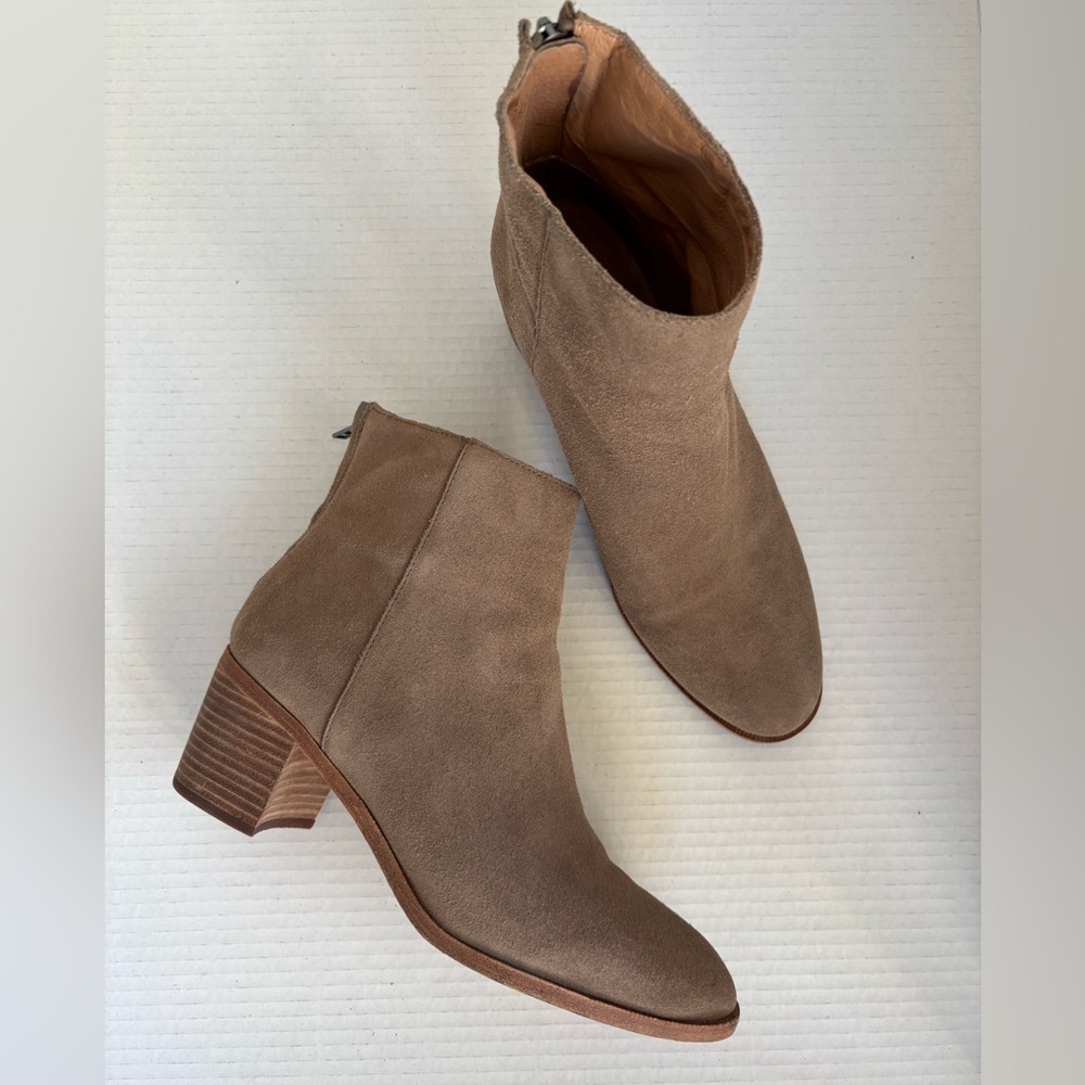Madewell $228 The Pauline Suede Boots Sz 10